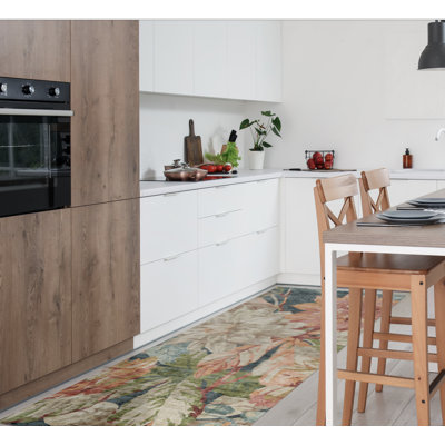Tapis de cuisine orange Emiliana