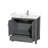 Sheffield Freestanding Single Bathroom Vanity with Marble Top-59388405-59388409-125042102