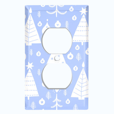 Holiday Themed 1 - Gang Duplex Outlet Standard Wall Plate