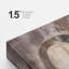 Style Mid-Century, brun foncé, formes abstraites neutres, grand cadre rustique, décor minimaliste M31-101791395-101791394
