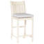 Tabouret de comptoir en aluminium 24 po Club - Acajou-1595340181-1595329655-1595340091