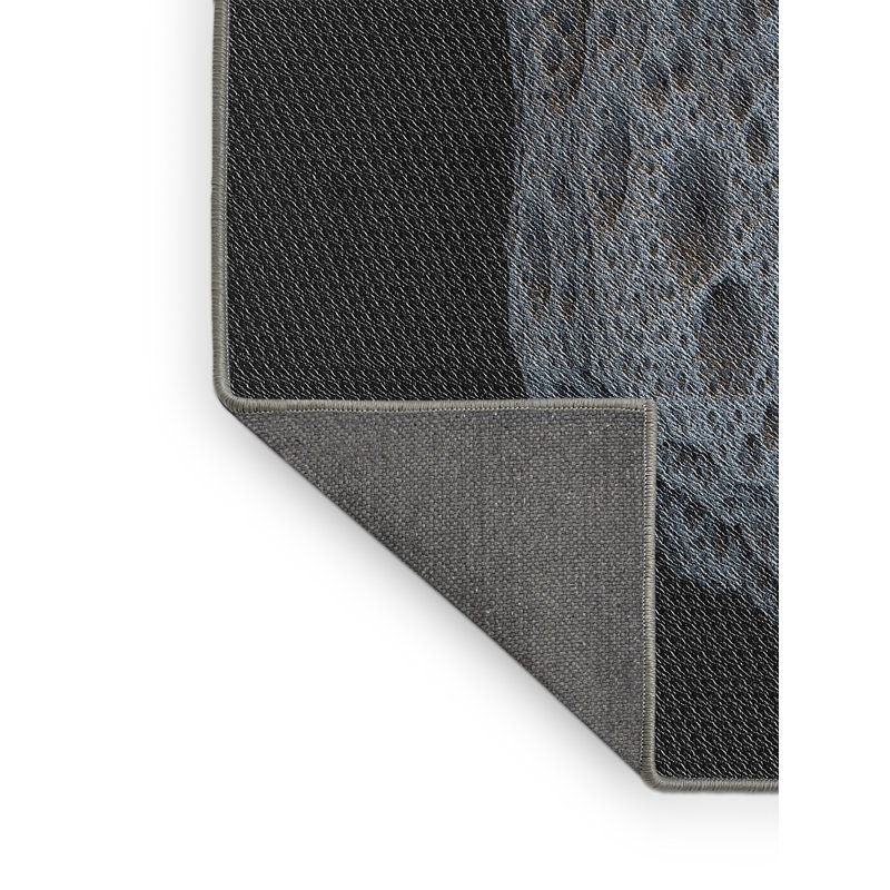 Tapis vert/mauve à motifs/brun, Rectangle 7 pi x 10 pi