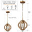 Luminaire suspendu sphère 1 lumière Elverta-313584508