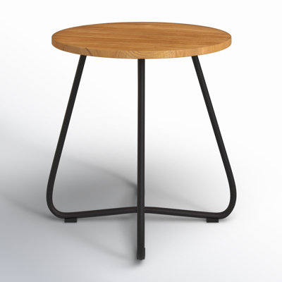 Lovena Round Metal Outdoor Side Table , 20'' in. W 20'' in. D