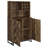 2-Door Wine Cabinet - Rustic Oak