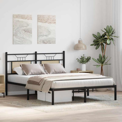 Bed Frame Without Mattress Engineered Wood