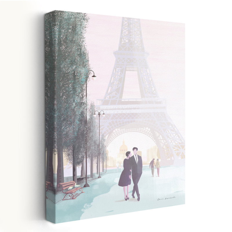 Amour de Paris - animaux, oiseaux, art noir et bleu, H 60 po x l 40 po