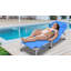 Chaise de bronzage 3 en 1 robuste avec trou pour le visage Chaise longue réglable à 5 positions pour l'extérieur-1775060854