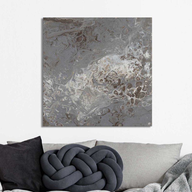 «Modern Flow II» par Tiffany Hakimipour, reproduction sur toile, H 18" x l 18" x P 1"