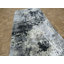 Tapis de couloir gris noué à la main de conception unique 3 pi 1 po x 10 pi 2 po Julii