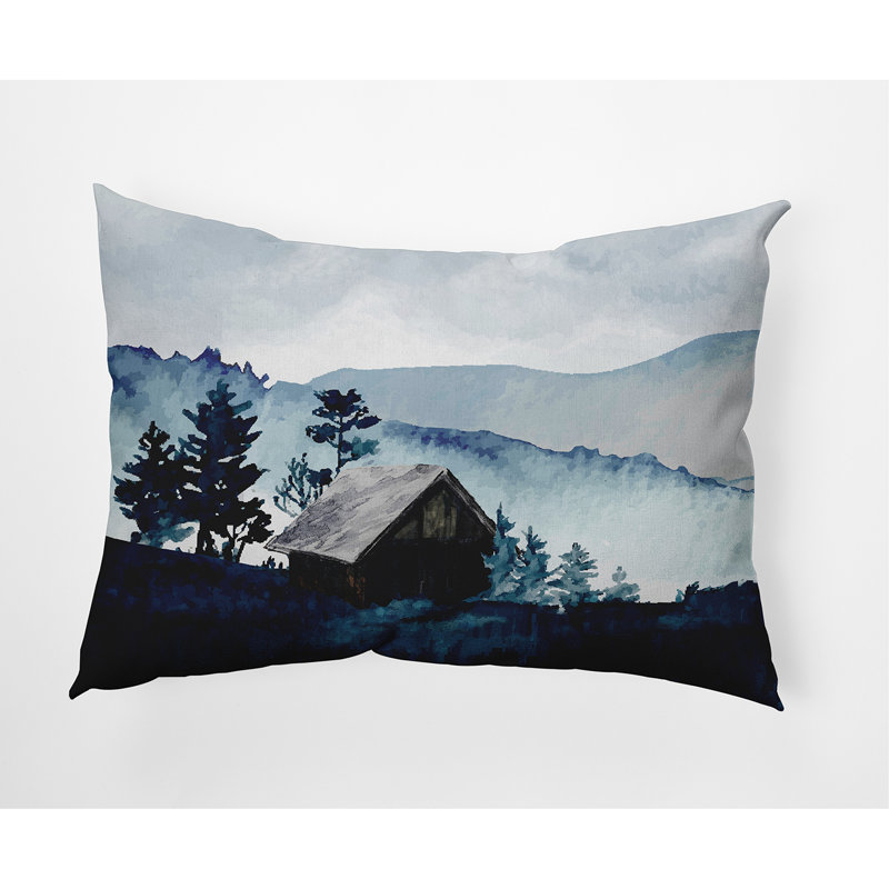 Outdoor Reversible Throw Pillow