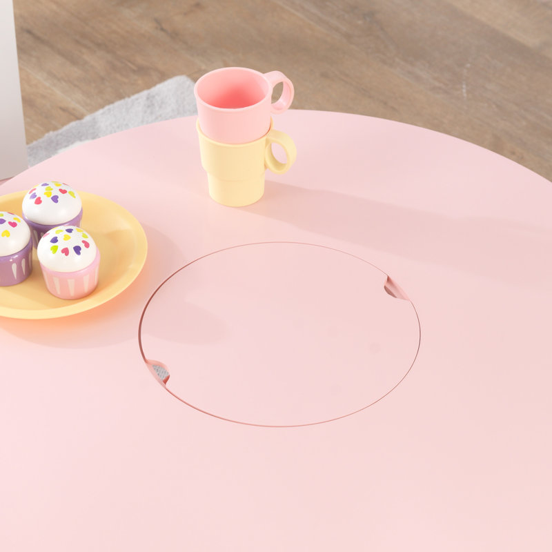 Children's 3 Piece Table and Chair Set, Pink