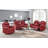 Red Motion Loveseat