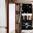 39.37"Minimalism Solid Wood Clothes Rack With HD Mirror
