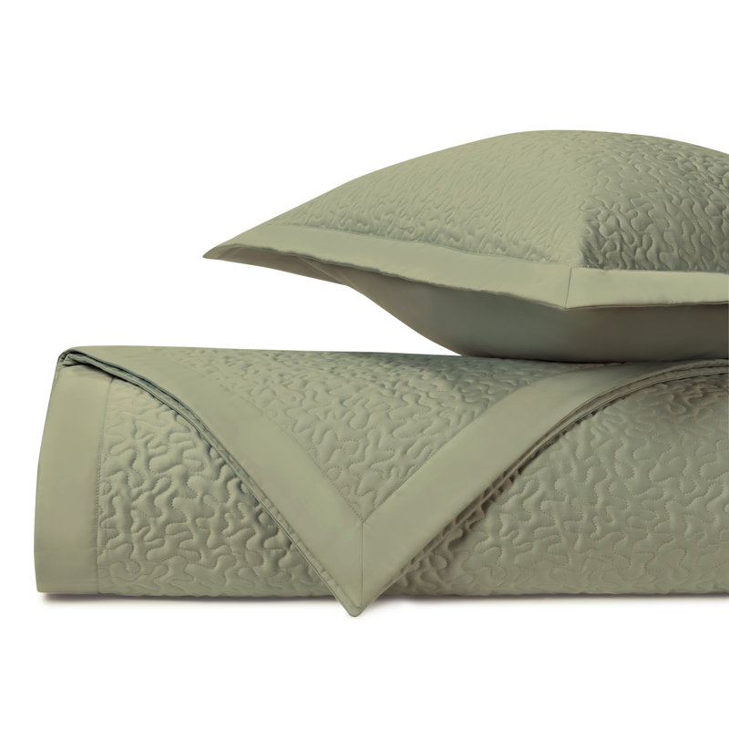 Egyptian Certified Cotton Coverlet Set, King Coverlet + 2 King Shams, Piana