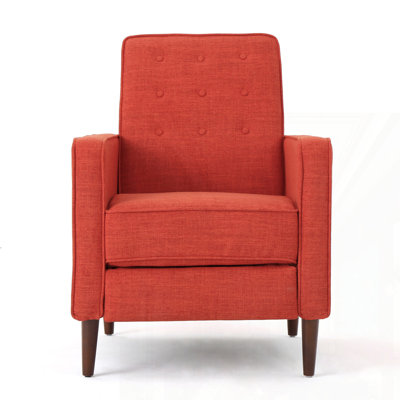 Mid-Century Modern Recliner Pushback chair