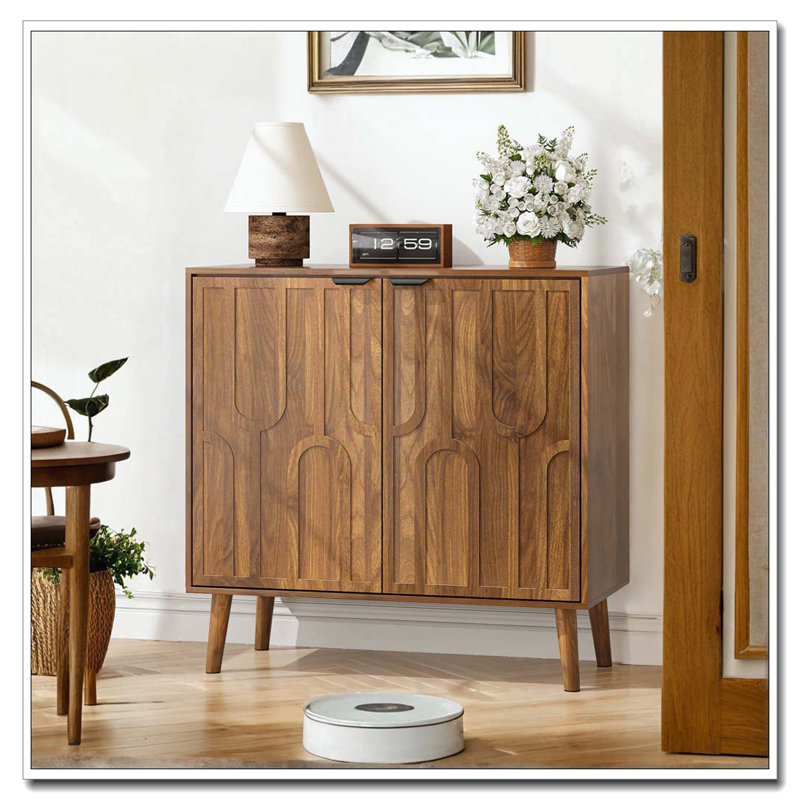 Buffet buffet avec rangement, armoire de ferme avec trombone