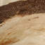 Textile Porcelain Bowl, Brown