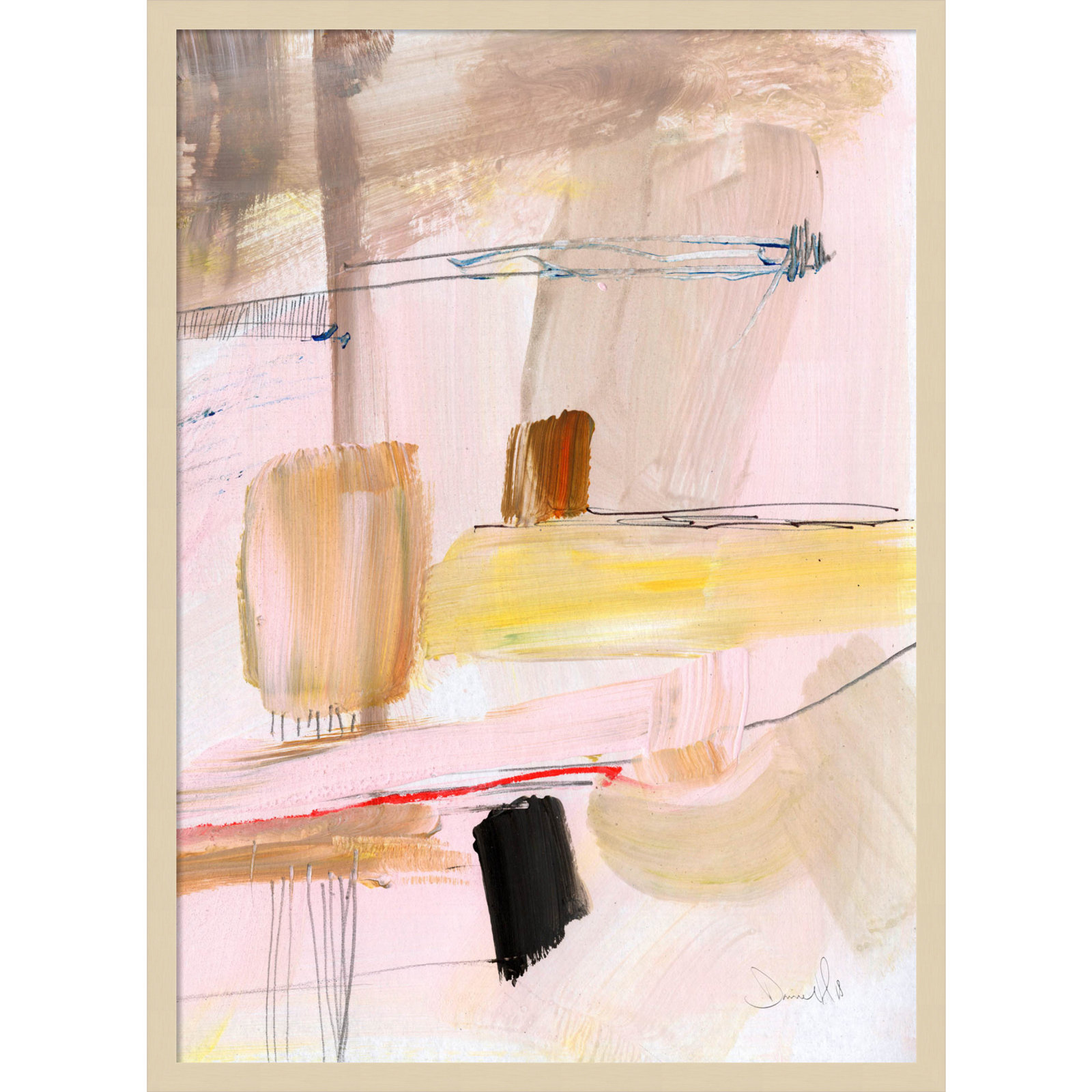 Cleve "Summer Dream" Print by Dan Hobday, Brown, 33" H x 24" W