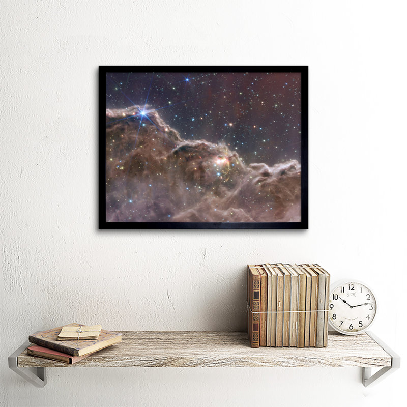 Cosmic Cliffs In The Carina Nebula NGC 3372 NIRCam And MIRI Composite Image - Single Picture Frame Print