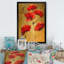 «Red Blooming Poppies IV», reproduction d'art sur toile traditionnelle-1115608905-1115608906