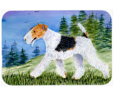 Planche à découper en verre terrier east urban home fox