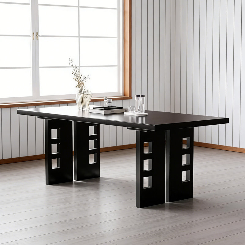 Table de salle à manger rectangulaire simple, H 29,53 po x L 70,87 po x l 31,5 po