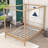 Canopy Bed with Engineered Wood Construction-803757266-559151280