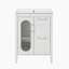 Meuble-lavabo simple autoportant de 24 po avec plateau en céramique Erki