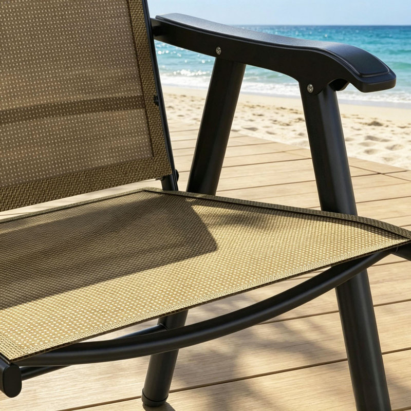 Chaises de jardin pliantes, chaises de salle à manger empilables, chaises pliantes d'extérieur, chaises de jardin (chaise 4 pièces)