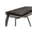 Ensemble de 4 chaises de salle à manger rembourrées en lin modernes avec pieds en métal, confortables et élégantes pour toute salle à manger ou cuisine-408595697