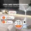Humidificateur commercial 6,6 gallons brume fraîche pour recharge supérieure jusqu'à 1291,7 pieds carrés