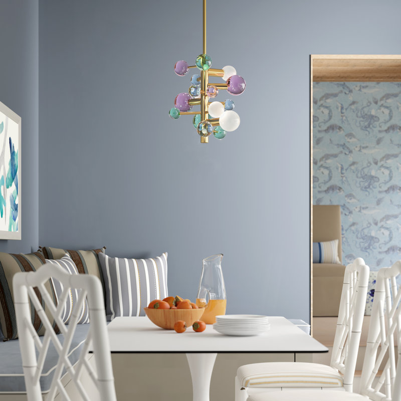 Globo 5 Light Chandelier, Multi