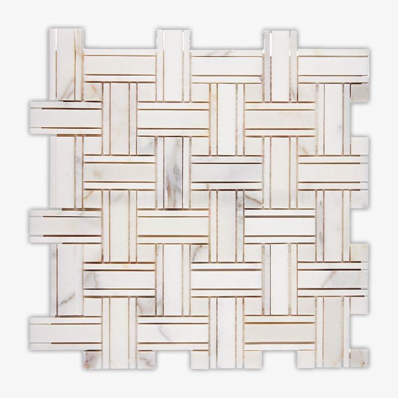12" x 12" Marble Mosaic Wall & Floor Tile