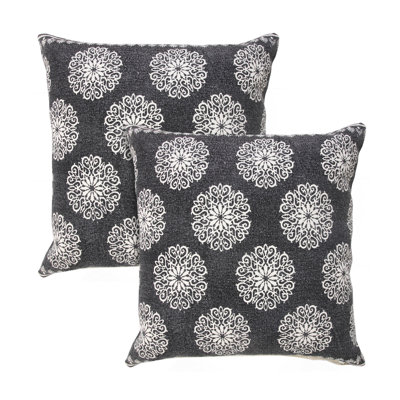 Ensemble de coussin décoratif en coton fait à la main Classic