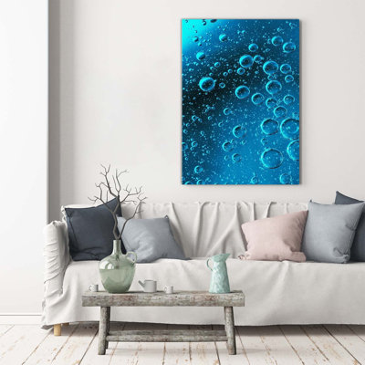 Bubbles Under Water - Wrapped Canvas Print
