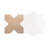 Argile Star with Cross 7 In. X 14 In. Porcelain Floor And Wall Tile Kit-99026667