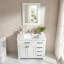 Ensemble de meuble-lavabo simple 36 po avec miroir-56097842