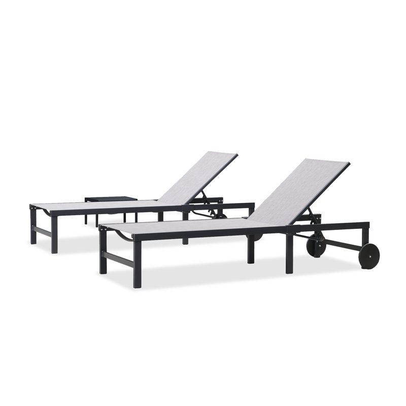 Ensemble de chaises longues d'extérieur PURPLE LEAF