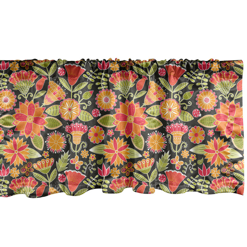 Multicolore cantonnière Ambesonne