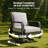 Premium Aluminum Patio Conversation Set with Swivel Rocking Chairs