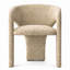 Tabouret de coiffeuse avec accoudoirs et siège rembourré à imprimé léopard-1081369386