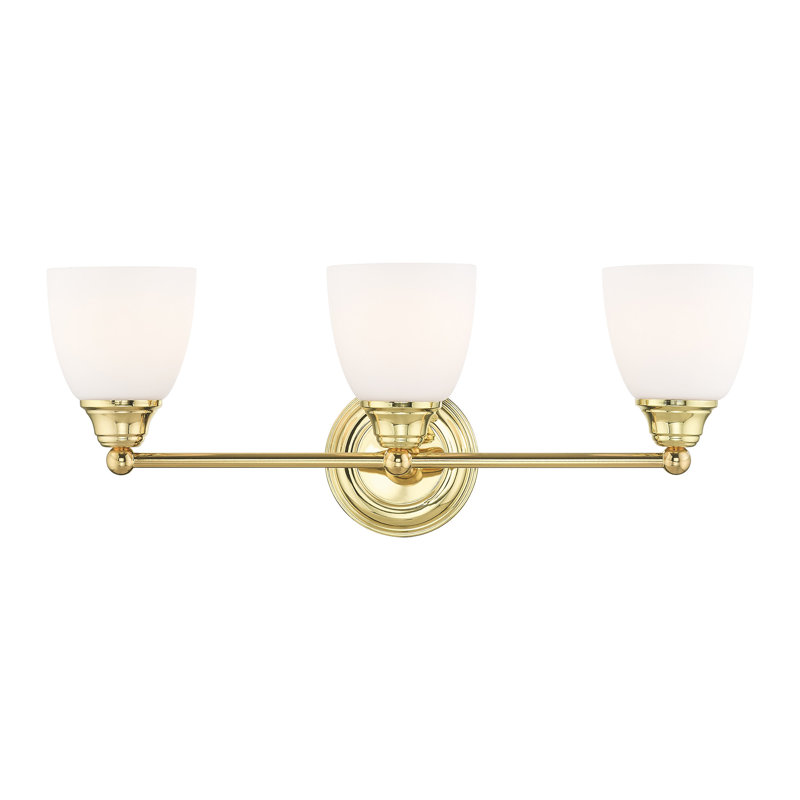 Mayday 3 - Light Dimmable Vanity Light, Polished Brass