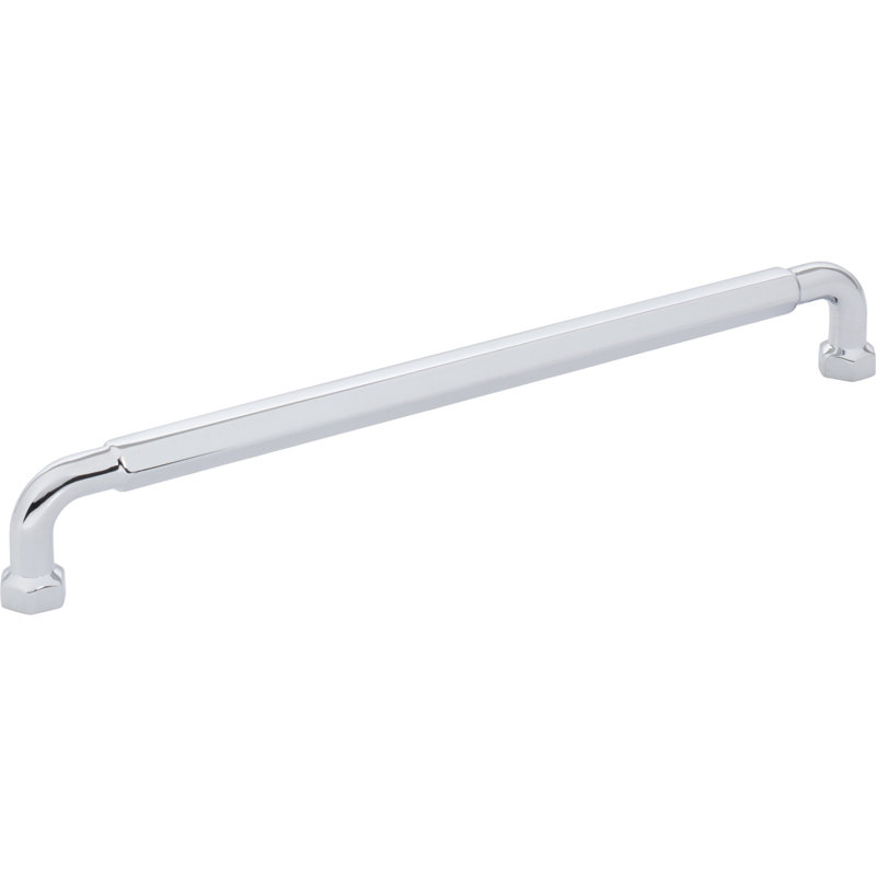Dustin Bar Pull, Polished Chrome, 8 13/16" Center To Center