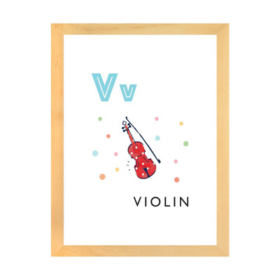 " Alphabet Flash Cards V "