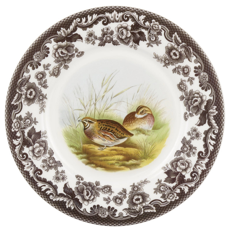 Spode Woodland Luncheon Plate 9" Quail