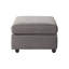 Somptueux fauteuil moelleux gris carbone et dossier rembourré pour le confort