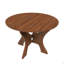 Table de salle à manger pliante 43 po pour petits espaces, table en panneau de fibres à densité moyenne avec placage en noyer, table de cuisine pliable compacte-982115689