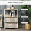 Amine Steel 58 cm W Chest of 3 Drawers-123345306