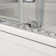 Opal Mirage MCOCOD 56"-60" W x 66" H Double Smooth Sliding Frameless Tub Door with 3/8"(10mm)Clear Glass